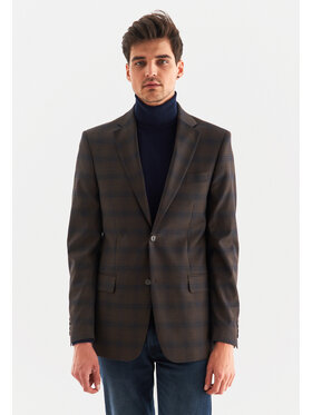 Pako Lorente Pako Lorente Marynarka P22WP-3G-030 Brązowy Slim Fit