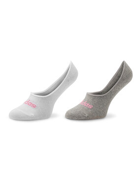 adidas adidas Set di 2 paia di pedulini da donna Thin Linear Ballerina IC1295 Multicolore