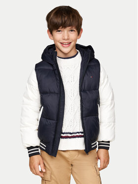 Tommy Hilfiger Tommy Hilfiger Пуховик KB0KB09465 M Cиній Regular Fit