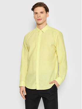 Only & Sons Only & Sons Chemise Caiden 22012321 Jaune Slim Fit