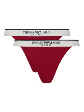 Emporio Armani Underwear Emporio Armani Underwear String-Set EW000405 AF27298 U5084 Dunkelrot