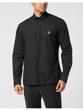 PHILIPP PLEIN PHILIPP PLEIN Koszula 26115 Czarny Fitted Fit