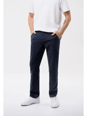 Volcano Volcano Chinosy R-RIVI Granatowy Regular Fit