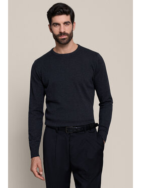Lancerto Lancerto Sweter Christopher SW000211556009 Szary Regular Fit