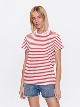LTB LTB T-Shirt Demaga 80057 6089 Pomarańczowy Regular Fit