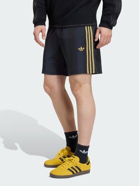 adidas adidas Szorty materiałowe 158529 Czarny Regular Fit