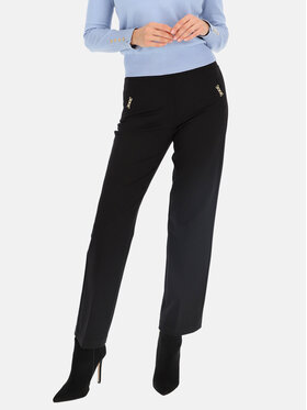 Bariloche Bariloche Spodnie damskie Lupino Czarny Cropped Fit
