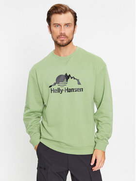 Helly Hansen Helly Hansen Sweatshirt Yu Crew Sweater 2.0 53891 Vert Regular Fit