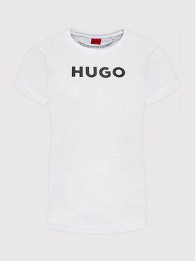 Hugo T-shirt 50473813 Bijela Slim Fit