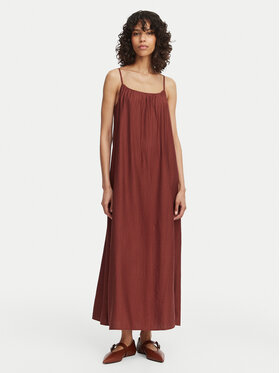 Vero Moda Vero Moda Letní šaty Vira 10340738 Hnědá Relaxed Fit