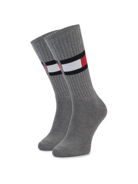 Tommy Hilfiger Tommy Hilfiger Klasické ponožky Unisex 481985001 Šedá