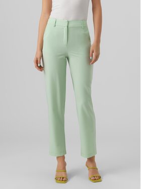Vero Moda Vero Moda Pantaloni di tessuto Zelda 10261257 Verde Straight Fit