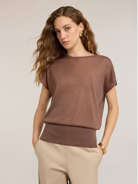 Motivi Motivi Maglione M312W004027N013 Marrone Boxy Fit