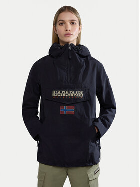 Napapijri Napapijri Anorak stiliaus striukė Rainforest NP0A4G7F Juoda Regular Fit