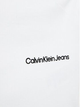 Calvin Klein Jeans Bluza J20J220788 Bela Regular Fit