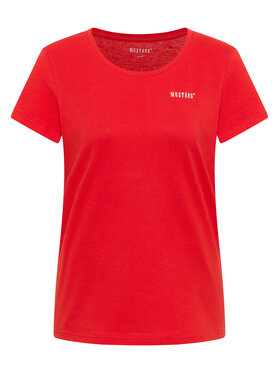 Mustang Mustang T-Shirt Alma 1016748 Rot Regular Fit