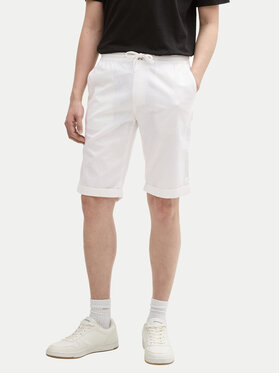 Tom Tailor Tom Tailor Stoffshorts 1044715 Weiß Regular Fit