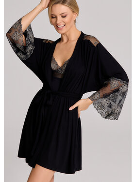 Poupée Marilyn Poupée Marilyn Szlafrok VIRGINIA Czarny Oversize