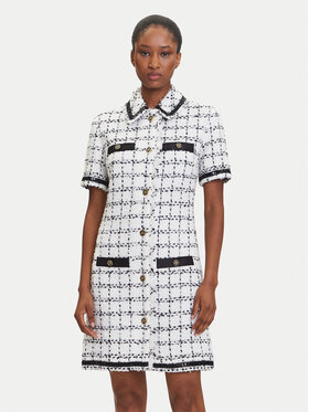 KARL LAGERFELD KARL LAGERFELD Strickkleid A3W13031 Écru Regular Fit