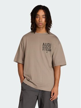 adidas adidas T-Shirt 164394 Brązowy Loose Fit