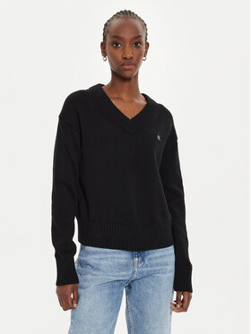 Calvin Klein Jeans Calvin Klein Jeans Pulover Embro Badge J20J224632 Negru Regular Fit