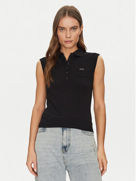 Guess Guess Polo W5GP24 KCYR1 Μαύρο Regular Fit