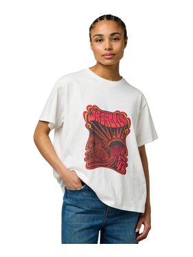 Wrangler Wrangler T-Shirt 112373021 Biały Relaxed Fit