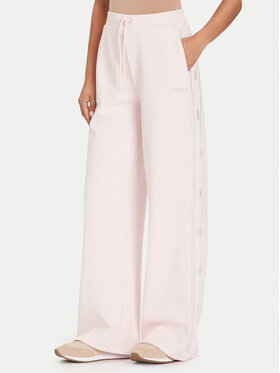 Guess Guess Teplákové kalhoty V5BB12 KCX22 Růžová Wide Leg