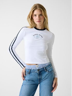 Guess Jeans Guess Jeans T-krekls 180634 Balts Classic Fit