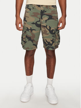 Gap Gap Шорти от плат 880822-01 Зелен Relaxed Fit