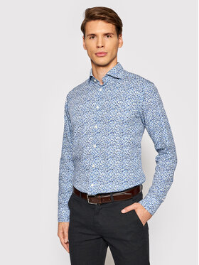 Eton Eton Košeľa 100003096 Modrá Slim Fit