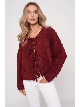 lemoniade lemoniade Sweter LS506Z Bordo Bordowy Oversize