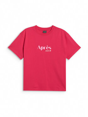 4F 4F T-Shirt APRES SKI Czerwony Boxy Fit