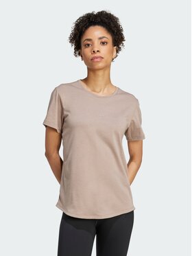 adidas adidas Koszulka techniczna 151667 Brązowy Regular Fit
