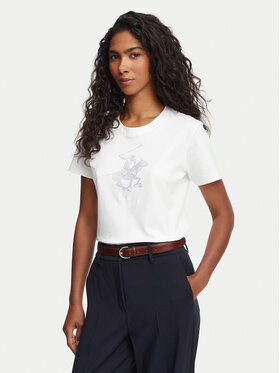 Beverly Hills Polo Club Beverly Hills Polo Club T-särk L1608-HR Valge Regular Fit