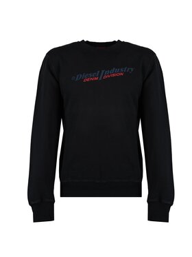 Diesel Diesel Bluza A03743-0AJIH Czarny Regular Fit
