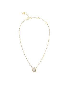 Guess Guess Naszyjnik JUBN04 667JW Złoty
