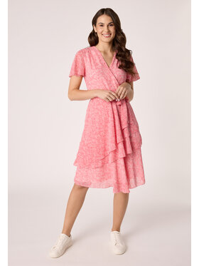 QUIOSQUE QUIOSQUE Sukienka codzienna QUIOSQUE 4OP004524 Różowy Regular Fit