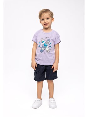 MINOTI MINOTI Komplet 3 t-shirtów 13tee 48 Niebieski Regular Fit