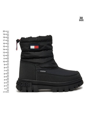 Tommy Hilfiger Škornji Za Sneg Fur Boot T3X5-33715-1695 M Črna