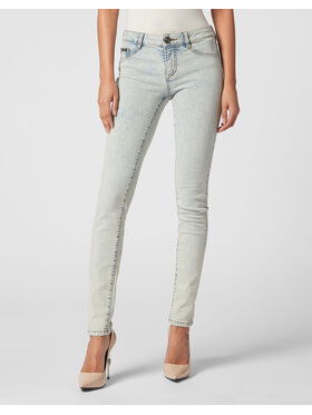 PHILIPP PLEIN PHILIPP PLEIN Jeggings 5667 Azzurro chiaro Jegging Fit