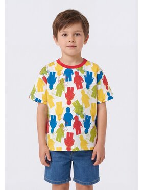 LEGO LEGO T-Shirt Taj211 Biały Regular Fit