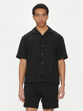 HUGO HUGO Marškiniai Espino 50539288 Juoda Oversize