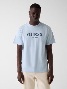 Guess Guess T-Shirt 182676 Niebieski Classic Fit