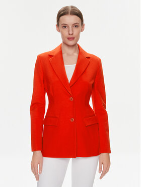 Tommy Hilfiger Tommy Hilfiger Sako Slim Knit Sb Blazer WW0WW40341 Červená Slim Fit