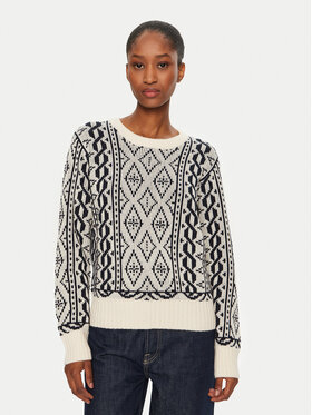 JOOP! JOOP! Sweter 58 JW244KN329 30043966 Écru Regular Fit