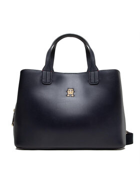 Tommy Hilfiger Tommy Hilfiger Τσάντα Iconic Tommy Satchel AW0AW13390 Σκούρο μπλε