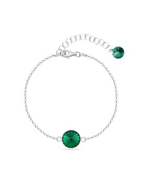 Fugart Fugart Bransoletka B1122SS47EM Zielony