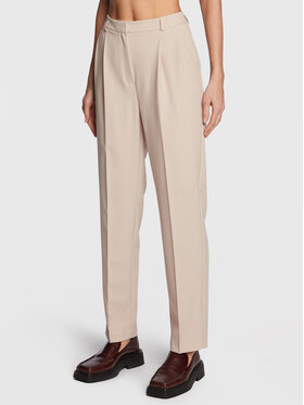 Herskind Herskind Szövet nadrág Brandy 4604878 Ekru Relaxed Fit
