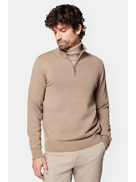 Lancerto Lancerto Sweter Bence SW073223000092 Beżowy Regular Fit